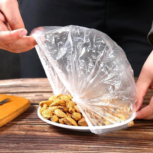 Food Covering Bag-Elastic Stretch Adjustable Bowl Lids Universa Plastic Bags